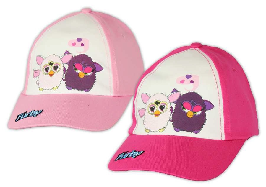 DÍVČÍ LETNÍ KŠILTOVKA FURBY tmavě růžová 54