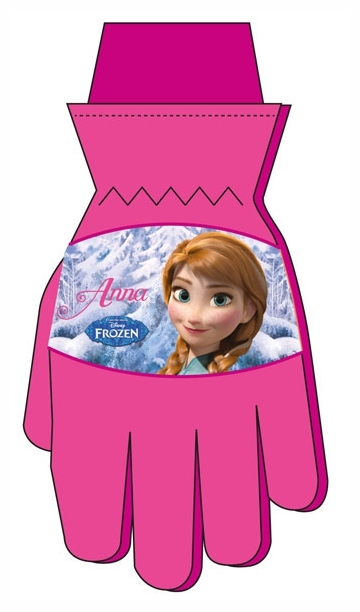 DÍVČÍ ZIMNÍ LYŽAŘSKÉ RUKAVICE DISNEY FROZEN růžové 12/14 let