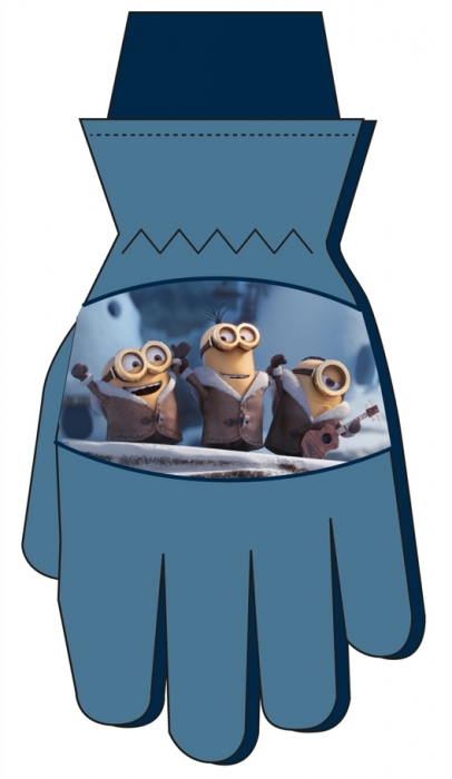 ZIMNÍ LYŽAŘSKÉ RUKAVICE MIMONI modré 12/14 let