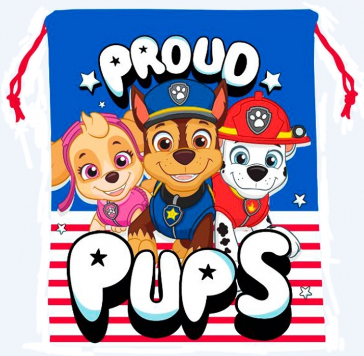MALÝ SÁČEK NA PŘEZŮVKY, SVAČINU PAW PATROL