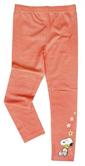 DÍVČÍ LEGÍNY SNOOPY oranžové 104