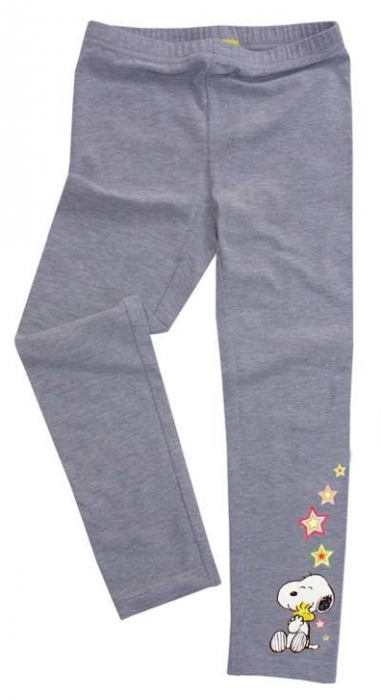DÍVČÍ LEGÍNY SNOOPY šedé 104