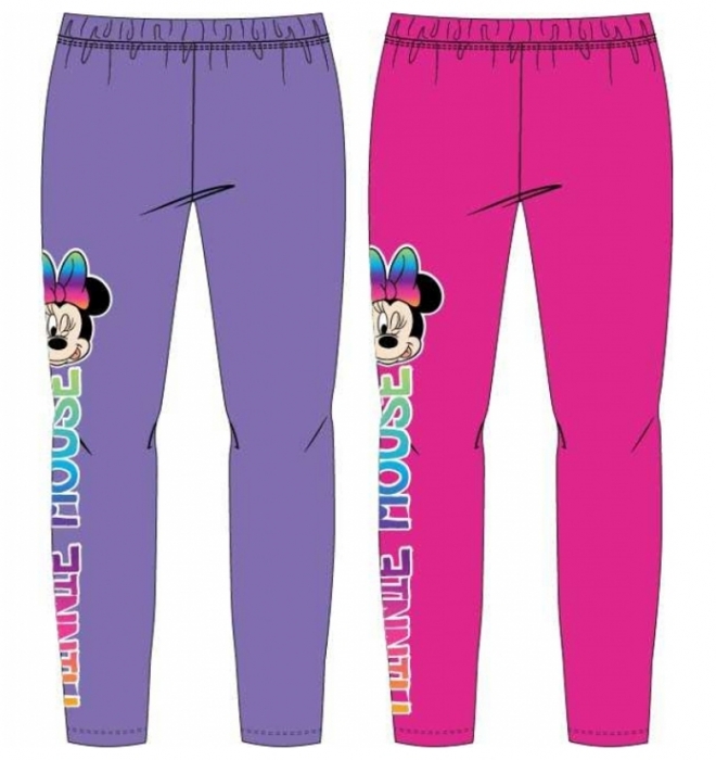 DÍVČÍ LEGÍNY DISNEY MINNIE MOUSE fialové 110