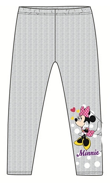 DÍVČÍ LEGÍNY MINNIE MOUSE šedé 98/104