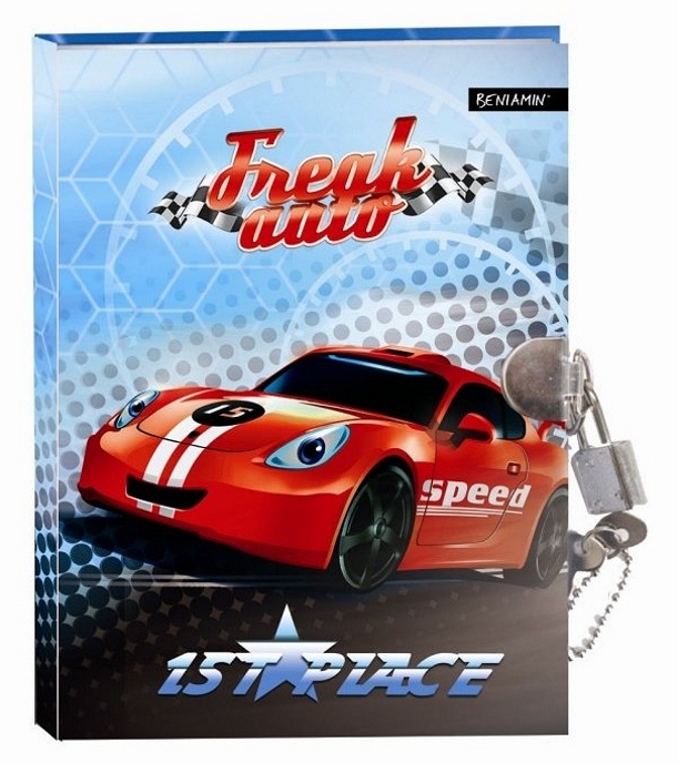 DENÍK SE ZÁMKEM FREAK AUTO