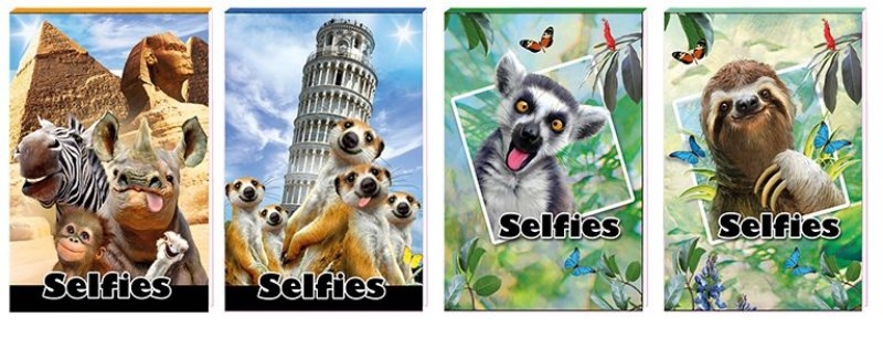 BLOČEK A6 ZVÍŘÁTKA SELFIES