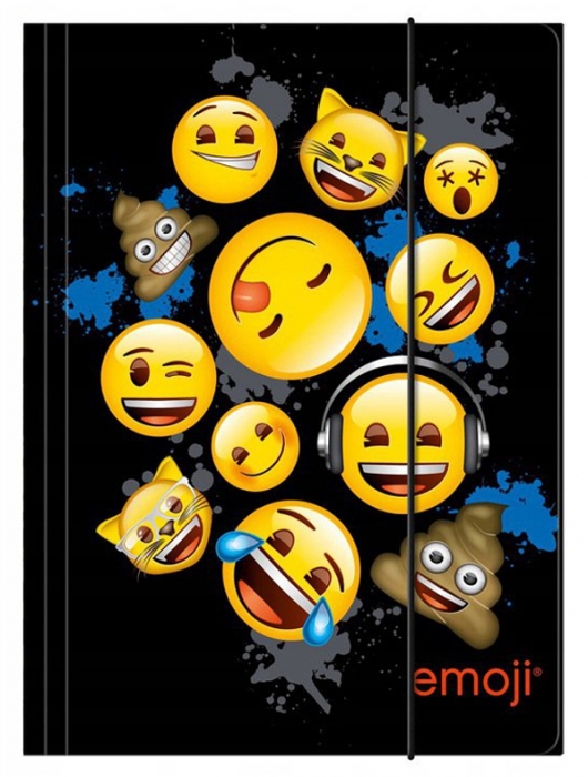 SPISOVÁ SLOŽKA - DESKY NA SEŠITY A4 EMOJI