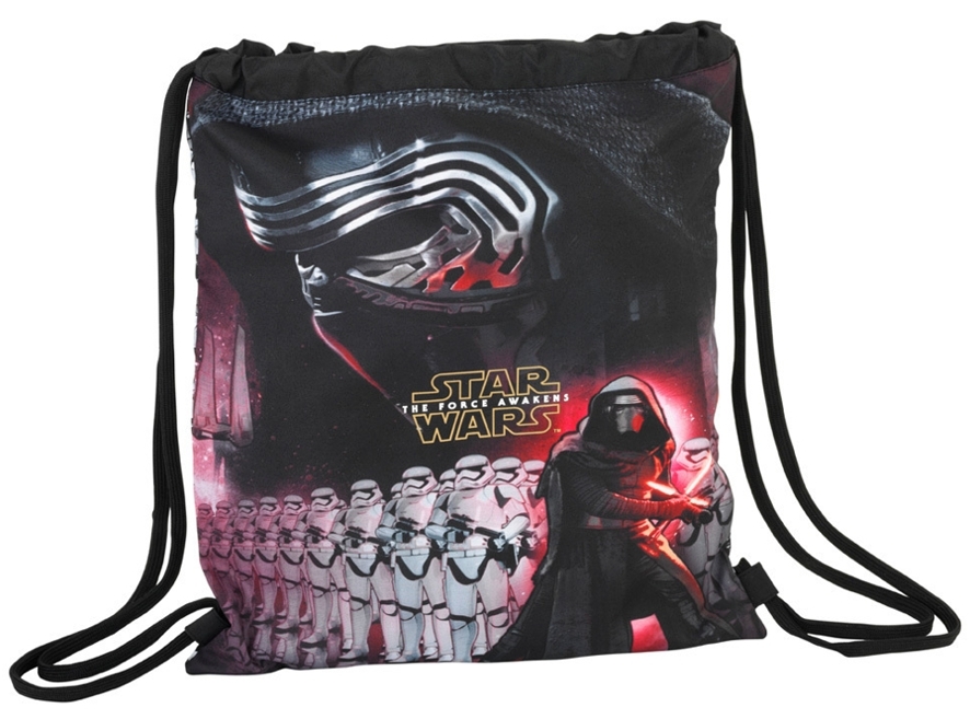 SÁČEK S VNITŘNÍ KAPSOU NA PŘEZŮVKY, TĚLOCVIK STAR WARS