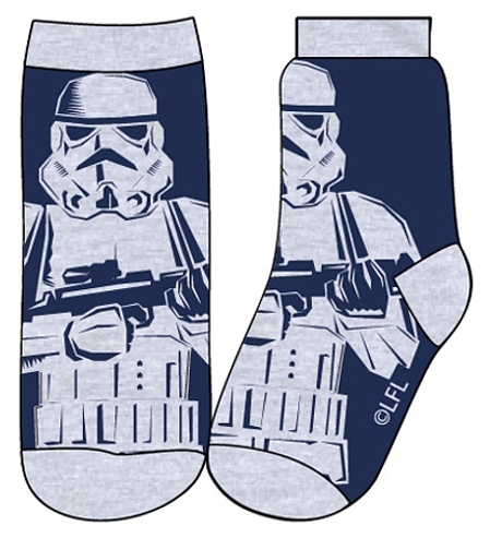 CHLAPECKÉ PONOŽKY STAR WARS modré 23/26