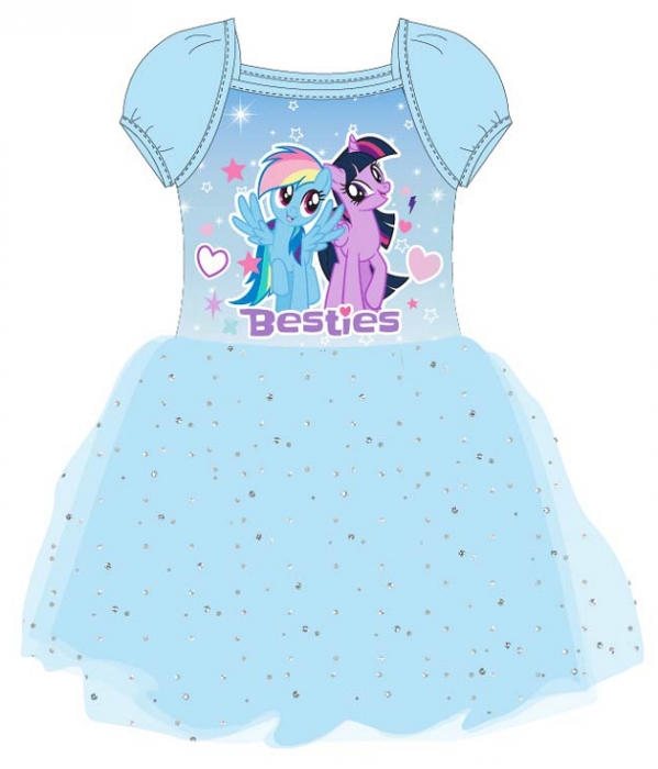 DÍVČÍ ŠATY MY LITTLE PONY modré 98/104
