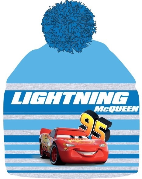 CHLAPECKÁ ZIMNÍ ČEPICE DISNEY CARS modrá 52