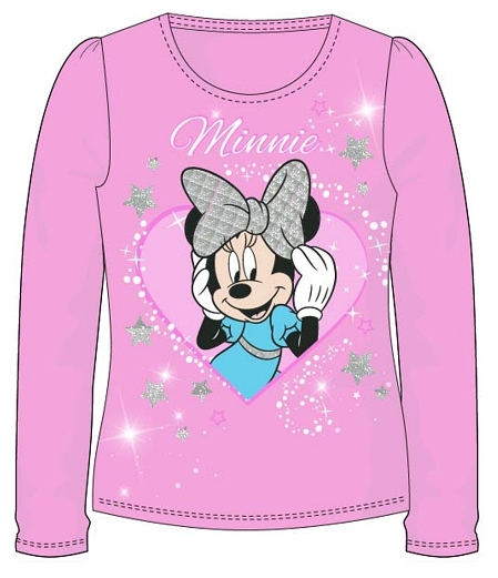 DÍVČÍ TRIČKO MINNIE MOUSE růžové 98