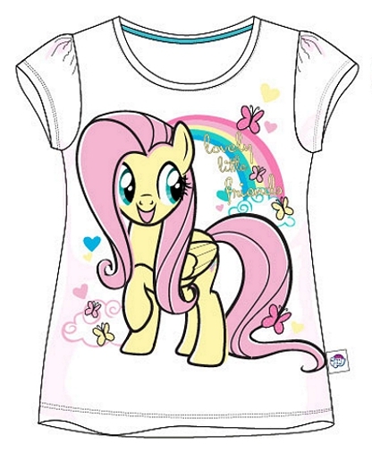 DÍVČÍ TRIČKO MY LITTLE PONY bílé 98