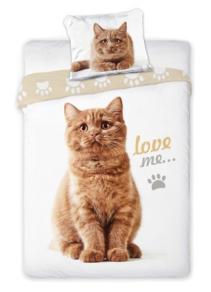 POVLEČENÍ BEST FRIENDS KOČKA LOVE ME