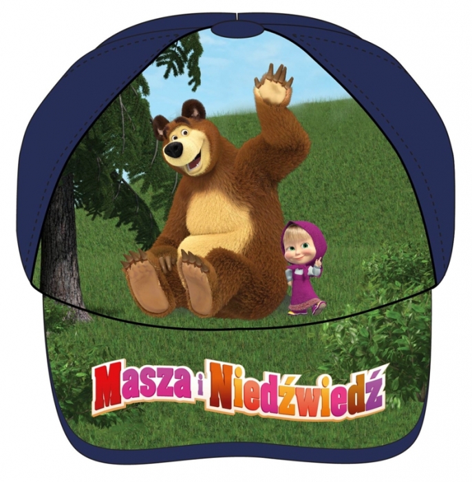 CHLAPECKÁ KŠILTOVKA MÁŠA A MEDVĚD tmavě modrá 54