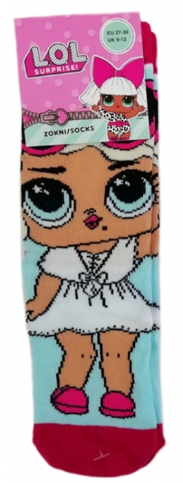 DÍVČÍ PONOŽKY LOL SURPRISE modré 23/26