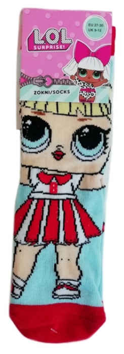 DÍVČÍ PONOŽKY LOL SURPRISE modročervené 23/26