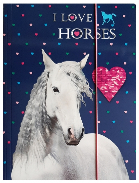 SPISOVÁ SLOŽKA - DESKY NA SEŠITY A4 HORSE KONĚ