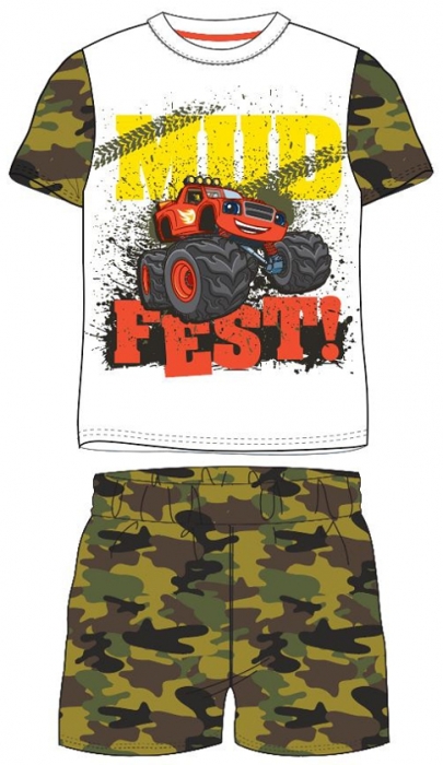 CHLAPECKÉ LETNÍ PYŽAMO BLAZE, PLAMÍNEK A ČTYŘKOLÁCI 98