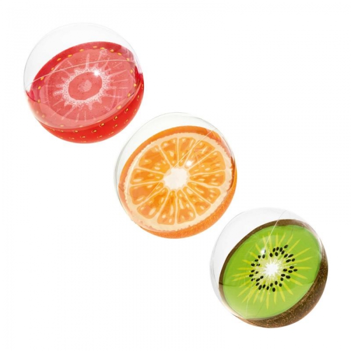 BESTWAY NAFUKOVACÍ MÍČ OVOCE - JAHODA, KIWI, POMERANČ