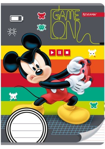 SEŠIT A5 DISNEY MICKEY MOUSE úzké linky