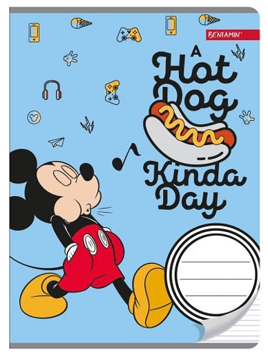 SEŠIT A5 DISNEY MICKEY MOUSE úzké linky