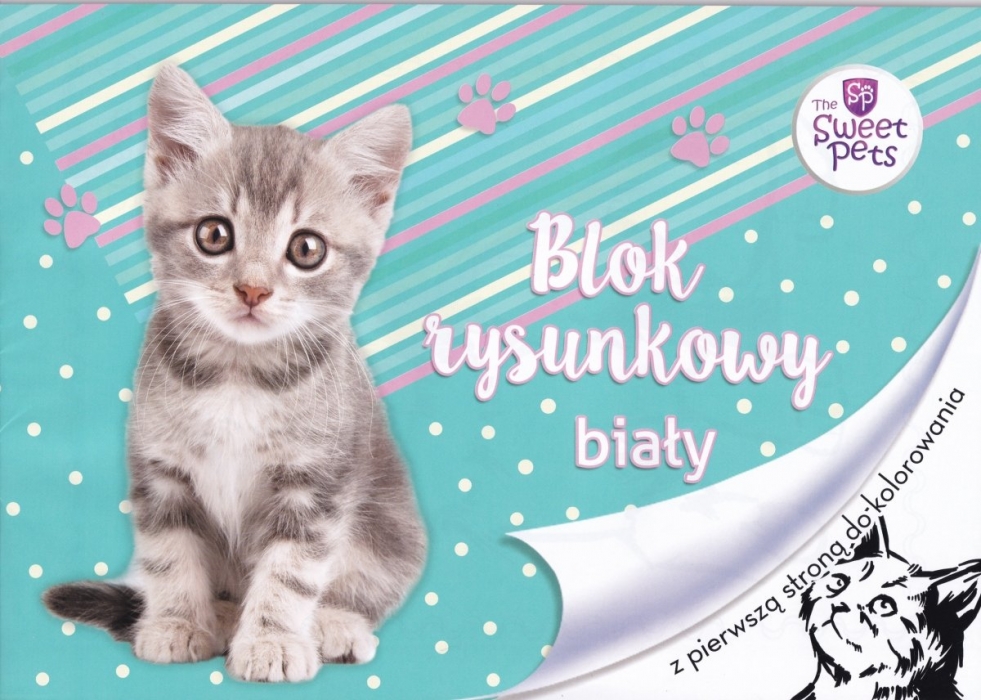 KRESLÍCÍ BLOK SWEET PETS KOČKA
