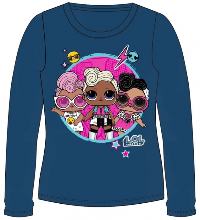 DÍVČÍ TRIČKO LOL SURPRISE modré 110