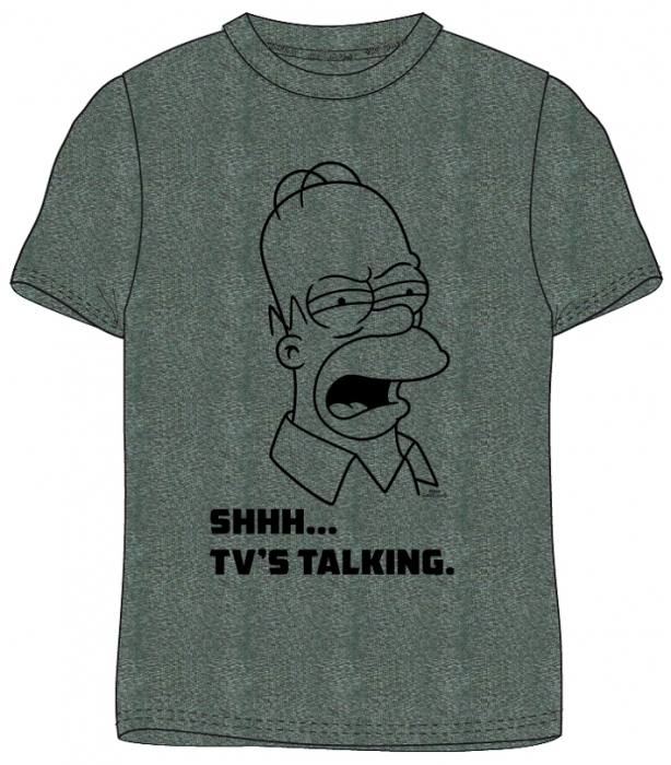 PÁNSKÉ TRIČKO HOMER SIMPSON zelené L