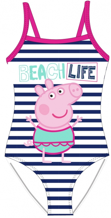 DÍVČÍ PLAVKY VCELKU PRASÁTKO PEPPA PIG 116/122