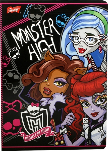 Sešit A5 Monster High 2 druhy linkovaný