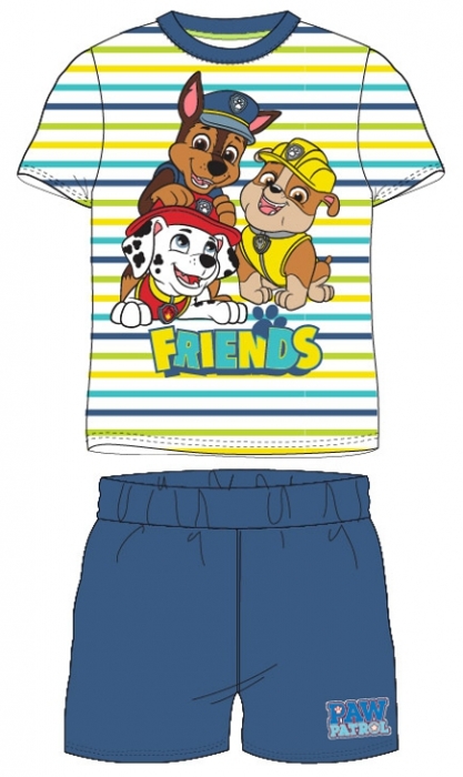 CHLAPECKÉ LETNÍ PYŽAMO PAW PATROL modré 92