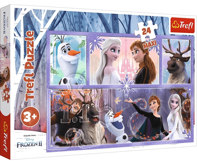 PUZZLE MAXI DISNEY FROZEN 2 SVĚT PLNÝ MAGIE 24 DÍLKŮ
