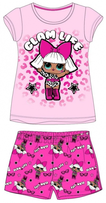 DÍVČÍ LETNÍ PYŽAMO LOL SURPRISE růžové 98