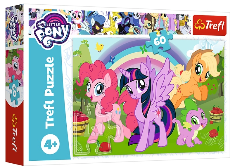 PUZZLE MY LITTLE PONY DUHOVÉ PŘÁTELSTVÍ 60 dílků