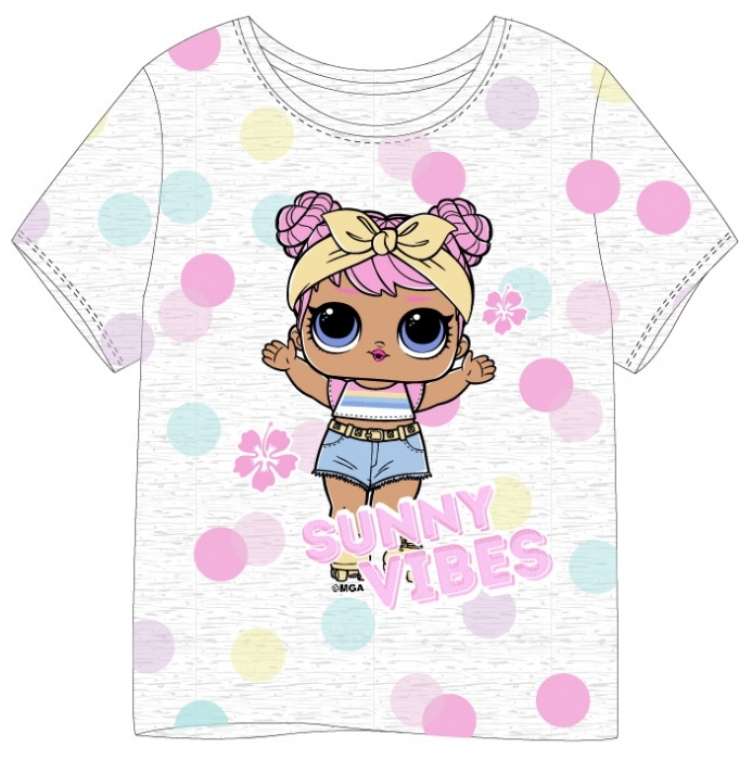 DÍVČÍ TRIČKO LOL SURPRISE šedé 98