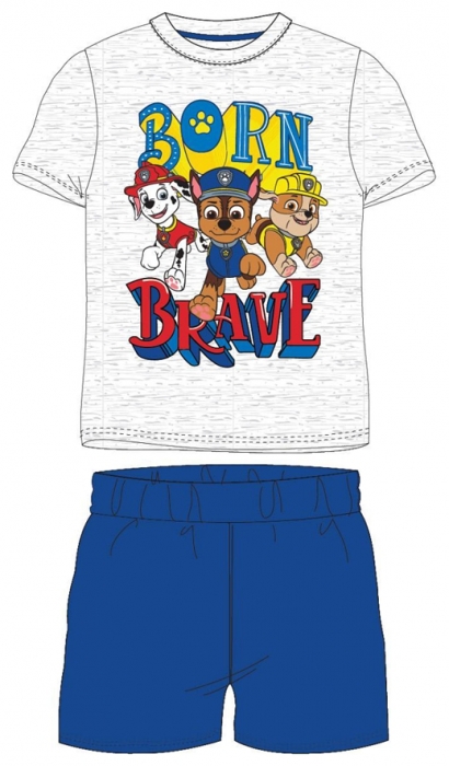 CHLAPECKÉ LETNÍ PYŽAMO PAW PATROL modré 92