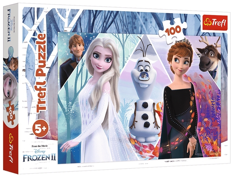PUZZLE DISNEY FROZEN 2 ZAČAROVANÁ ZEMĚ 100 dílků