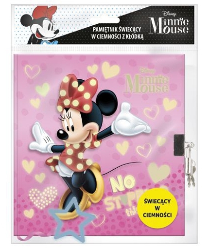 DENÍK SVÍTÍCÍ VE TMĚ SE ZÁMKEM DISNEY MINNIE MOUSE