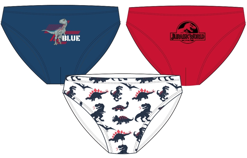 CHLAPECKÉ SLIPY DINOSAUŘI JURSKÝ SVĚT SADA 3 KS 116/122