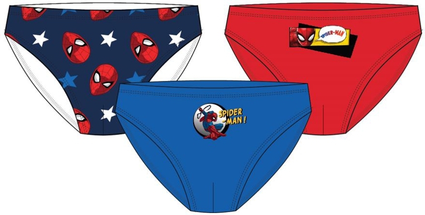 CHLAPECKÉ SLIPY SPIDERMAN SADA 3 KS 116/122