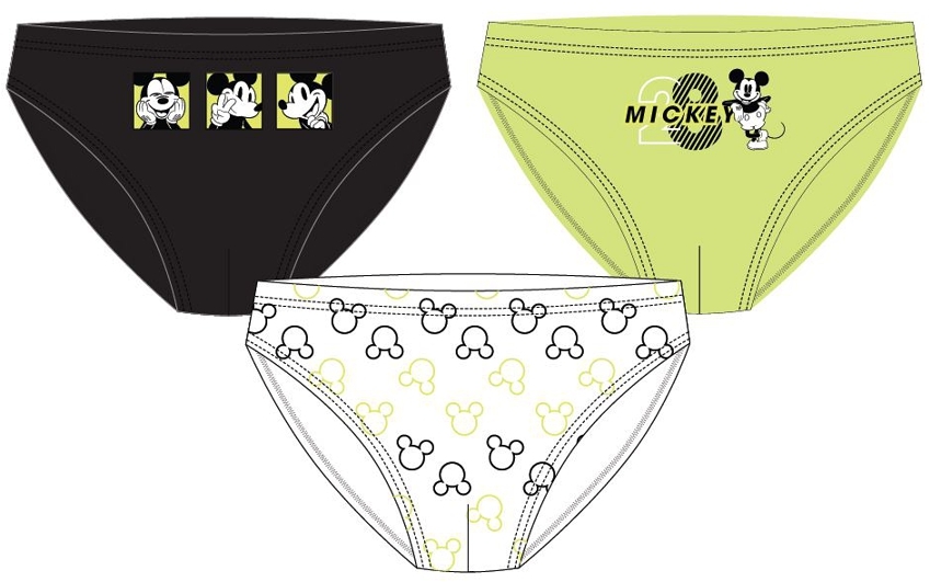 CHLAPECKÉ SLIPY MICKEY MOUSE SADA 3 KS 98/104