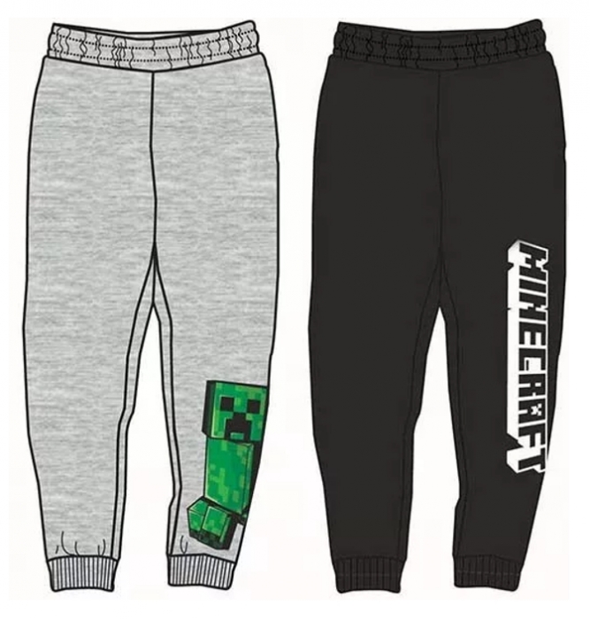 CHLAPECKÉ TEPLÁKY MINECRAFT šedé 116