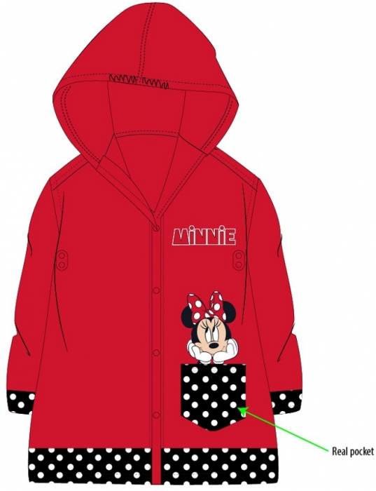 DÍVČÍ PLÁŠTĚNKA DISNEY MINNIE MOUSE 122/128