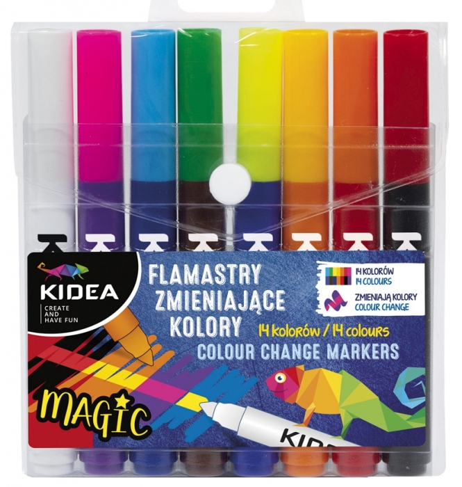 KIDEA FIXY MĚNÍCÍ BARVY SADA 8 KS