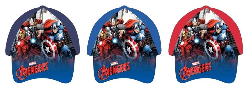 CHLAPECKÁ KŠILTOVKA MARVEL AVENGERS červená 52