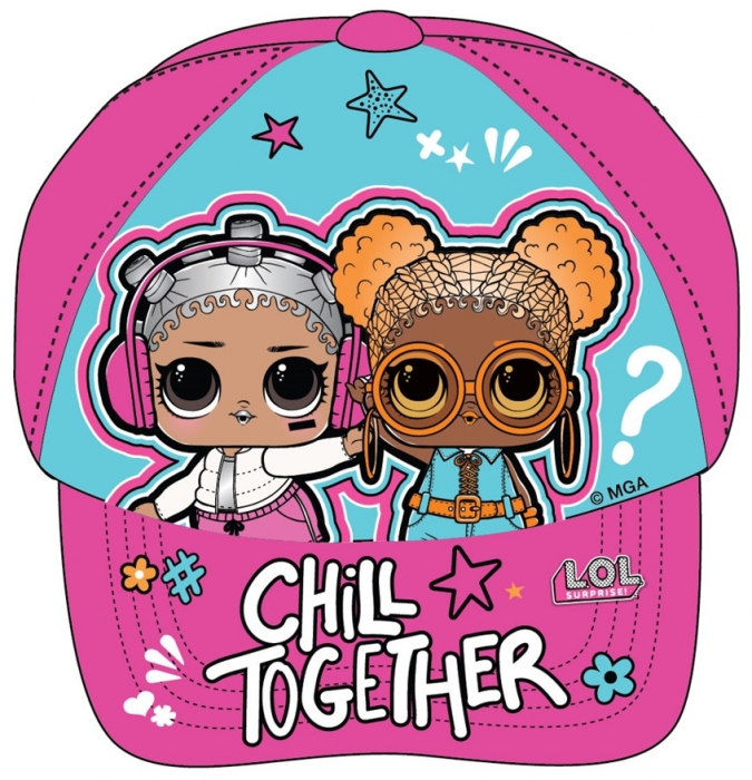 DÍVČÍ KŠILTOVKA LOL SURPRISE růžová 54
