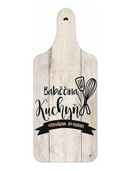 DEKORAČNÍ KUCHYŇSKÉ PRKÉNKO PRO BABIČKU 28cm