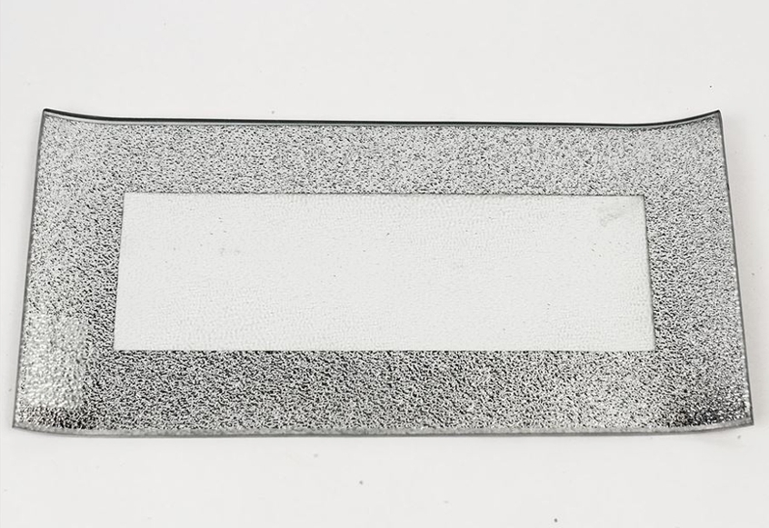 SKLENĚNÝ DEKORAČNÍ TÁCEK 24cm