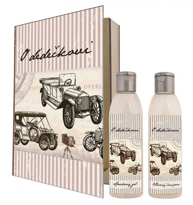 BOHEMIA GIFTS KOSMETICKÁ SADA KNIHA O DĚDEČKOVI